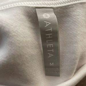 Medium white Athleta sweatshirt. Worn twice